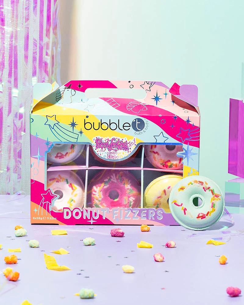 Confetea Donut Bath Bomb Fizzer Gift Set (6 x 58g)